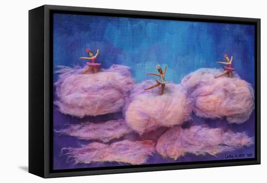 Dancing on Sunset Clouds-Cody Alice Moore-Framed Stretched Canvas