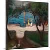 Dancing on the Shore-Edvard Munch-Mounted Giclee Print