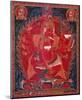 Dancing Red Ganapati of the Three Red Deities, 15-16th c-Unknown-Mounted Art Print