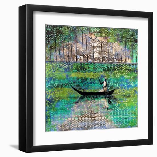 Dancing River-Michel Rauscher-Framed Art Print