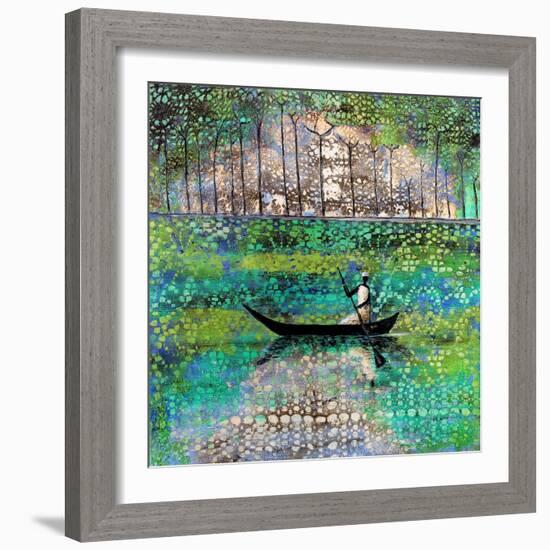 Dancing River-Michel Rauscher-Framed Art Print