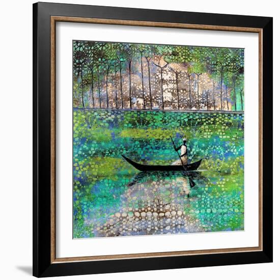 Dancing River-Michel Rauscher-Framed Art Print