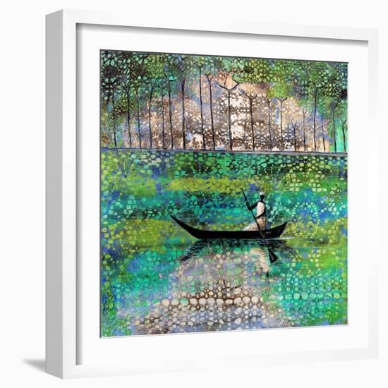 Dancing River-Michel Rauscher-Framed Art Print