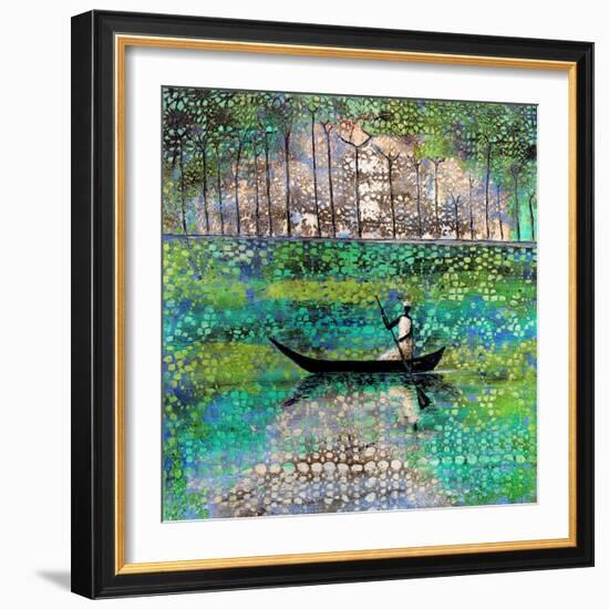 Dancing River-Michel Rauscher-Framed Art Print