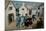 Dancing Sailors, Brittany, France, 1930 (Oil & Household Paint on Board)-Christopher Wood-Mounted Giclee Print