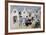 Dancing Sailors, Brittany, France-Christopher Wood-Framed Premium Giclee Print