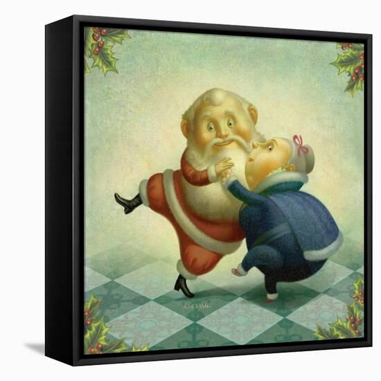 Dancing Santa and Mrs.-Dan Craig-Framed Premier Image Canvas