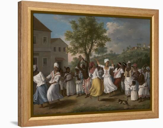 Dancing Scene in the West Indies-Agostino Brunias-Framed Premier Image Canvas