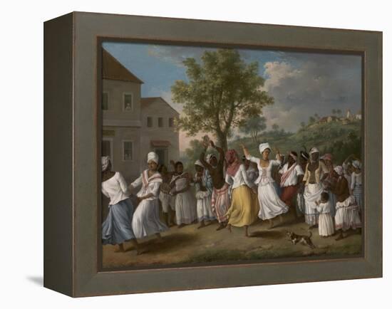 Dancing Scene in the West Indies-Agostino Brunias-Framed Premier Image Canvas