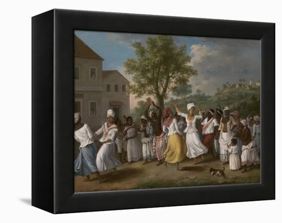 Dancing Scene in the West Indies-Agostino Brunias-Framed Premier Image Canvas