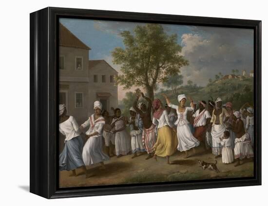 Dancing Scene in the West Indies-Agostino Brunias-Framed Premier Image Canvas