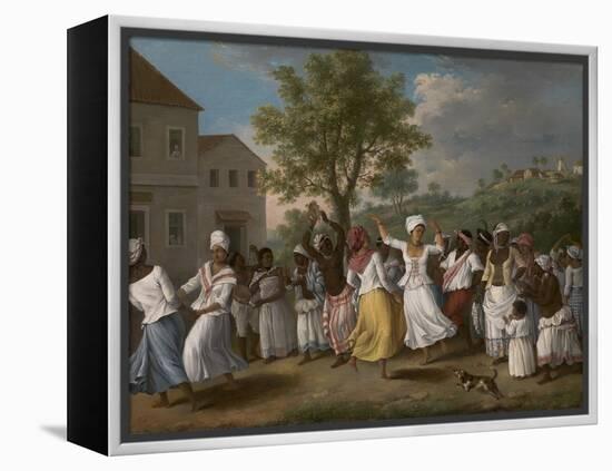 Dancing Scene in the West Indies-Agostino Brunias-Framed Premier Image Canvas