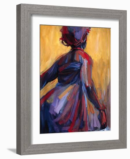 Dancing Series 3-Edosa Oguigo-Framed Giclee Print