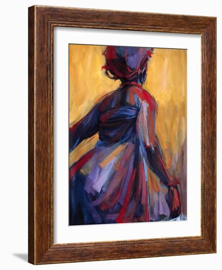 Dancing Series 3-Edosa Oguigo-Framed Giclee Print