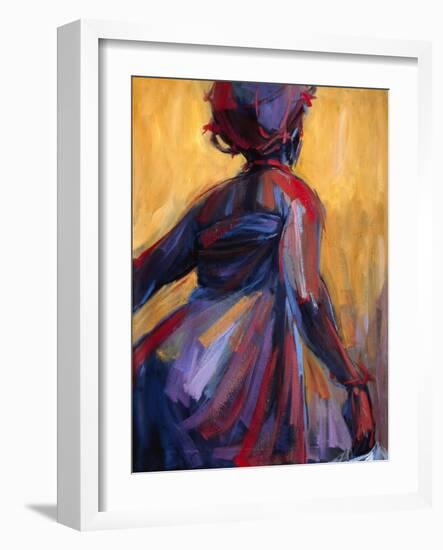 Dancing Series 3-Edosa Oguigo-Framed Giclee Print