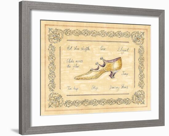 Dancing Shoe-Banafshe Schippel-Framed Art Print