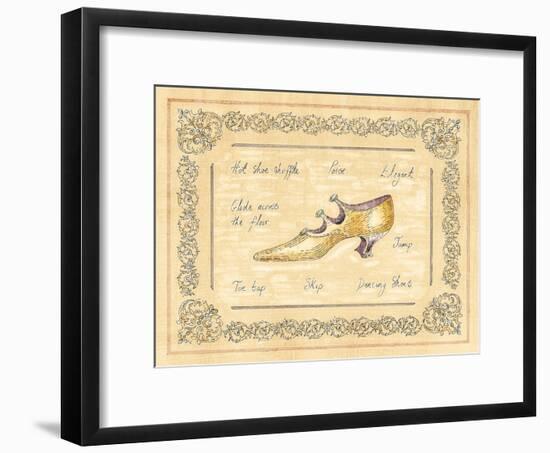 Dancing Shoe-Banafshe Schippel-Framed Art Print