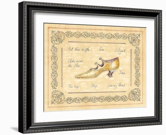 Dancing Shoe-Banafshe Schippel-Framed Art Print