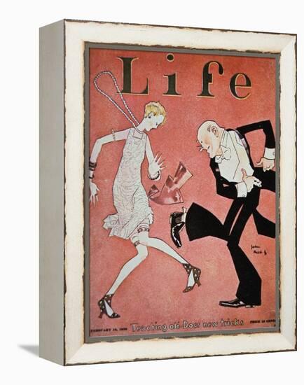 Dancing the Charleston During the 'Roaring Twenties', Cover of Life Magazine, 18th February, 1928-null-Framed Premier Image Canvas