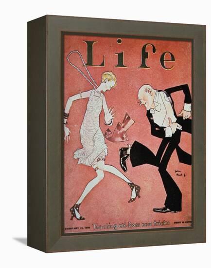 Dancing the Charleston During the 'Roaring Twenties', Cover of Life Magazine, 18th February, 1928-null-Framed Premier Image Canvas