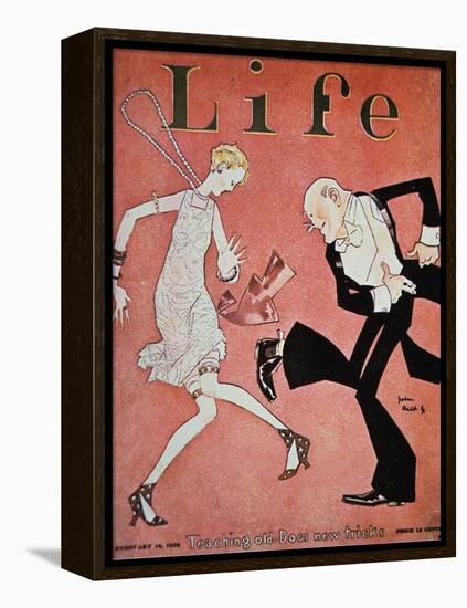 Dancing the Charleston During the 'Roaring Twenties', Cover of Life Magazine, 18th February, 1928-null-Framed Premier Image Canvas