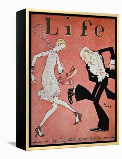 Dancing the Charleston During the 'Roaring Twenties', Cover of Life Magazine, 18th February, 1928-null-Framed Premier Image Canvas