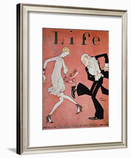 Dancing the Charleston During the 'Roaring Twenties', Cover of Life Magazine, 18th February, 1928-null-Framed Giclee Print