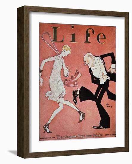 Dancing the Charleston During the 'Roaring Twenties', Cover of Life Magazine, 18th February, 1928-null-Framed Giclee Print