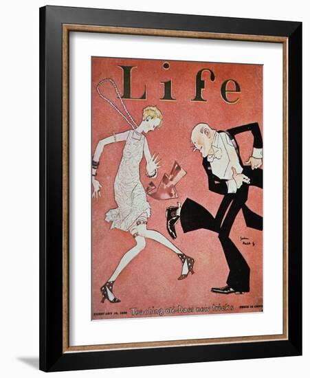 Dancing the Charleston During the 'Roaring Twenties', Cover of Life Magazine, 18th February, 1928-null-Framed Giclee Print