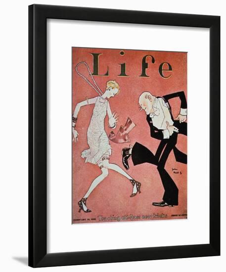 Dancing the Charleston During the 'Roaring Twenties', Cover of Life Magazine, 18th February, 1928-null-Framed Giclee Print