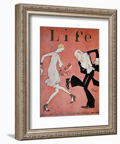 Dancing the Charleston During the 'Roaring Twenties', Cover of Life Magazine, 18th February, 1928-null-Framed Giclee Print