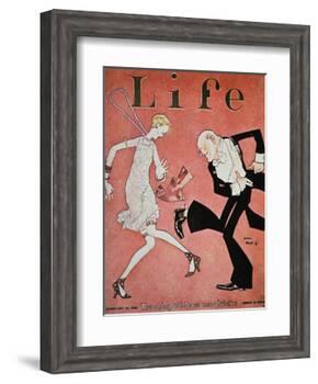 Dancing the Charleston During the 'Roaring Twenties', Cover of Life Magazine, 18th February, 1928-null-Framed Giclee Print