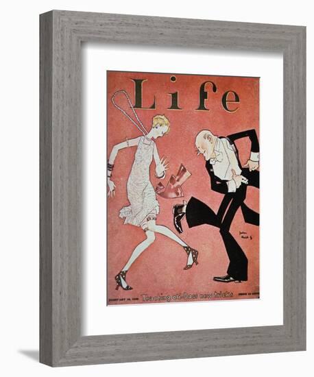 Dancing the Charleston During the 'Roaring Twenties', Cover of Life Magazine, 18th February, 1928-null-Framed Giclee Print