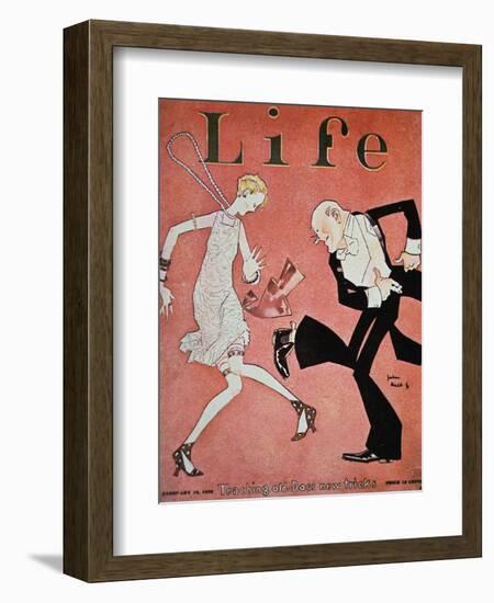 Dancing the Charleston During the 'Roaring Twenties', Cover of Life Magazine, 18th February, 1928-null-Framed Giclee Print