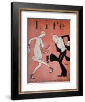 Dancing the Charleston During the 'Roaring Twenties', Cover of Life Magazine, 18th February, 1928-null-Framed Giclee Print