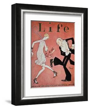 Dancing the Charleston During the 'Roaring Twenties', Cover of Life Magazine, 18th February, 1928-null-Framed Giclee Print
