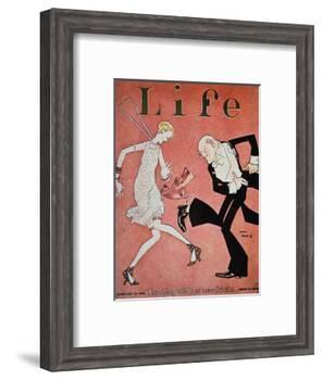 Dancing the Charleston During the 'Roaring Twenties', Cover of Life Magazine, 18th February, 1928-null-Framed Giclee Print