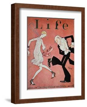 Dancing the Charleston During the 'Roaring Twenties', Cover of Life Magazine, 18th February, 1928-null-Framed Giclee Print