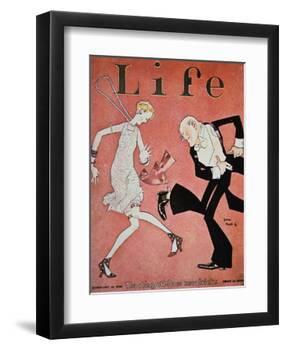 Dancing the Charleston During the 'Roaring Twenties', Cover of Life Magazine, 18th February, 1928-null-Framed Giclee Print