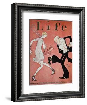 Dancing the Charleston During the 'Roaring Twenties', Cover of Life Magazine, 18th February, 1928-null-Framed Giclee Print