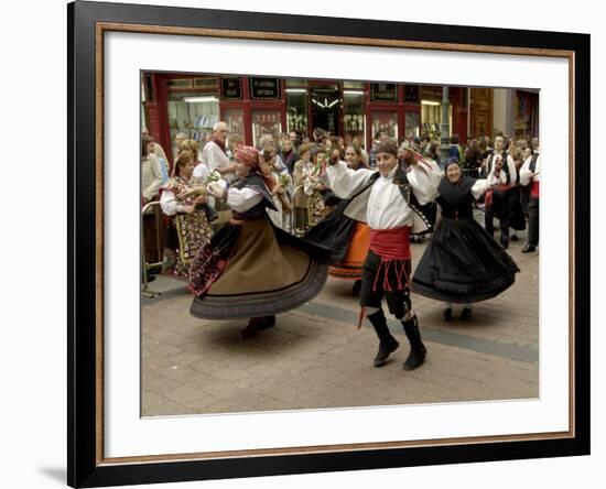 Dancing the Jota During the Fiesta Del Pilar, Zaragoza, Aragon, Spain-Rob Cousins-Framed Photographic Print