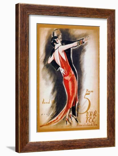 Dancing The Tango-null-Framed Giclee Print