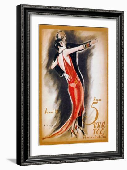 Dancing The Tango-null-Framed Giclee Print