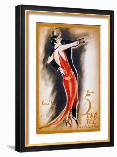 Dancing The Tango-null-Framed Giclee Print