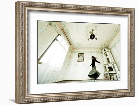 Dancing Time-null-Framed Art Print