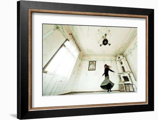 Dancing Time-null-Framed Art Print