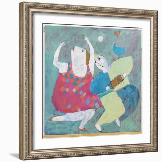 Dancing to His Tune, 2002-Susan Bower-Framed Giclee Print