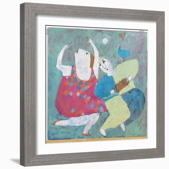 Dancing to His Tune, 2002-Susan Bower-Framed Giclee Print