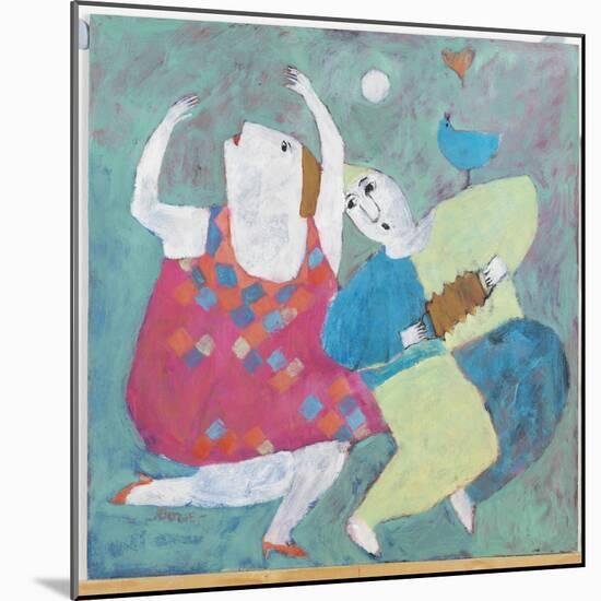 Dancing to His Tune, 2002-Susan Bower-Mounted Giclee Print