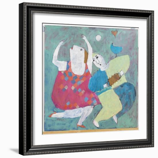 Dancing to His Tune, 2002-Susan Bower-Framed Giclee Print